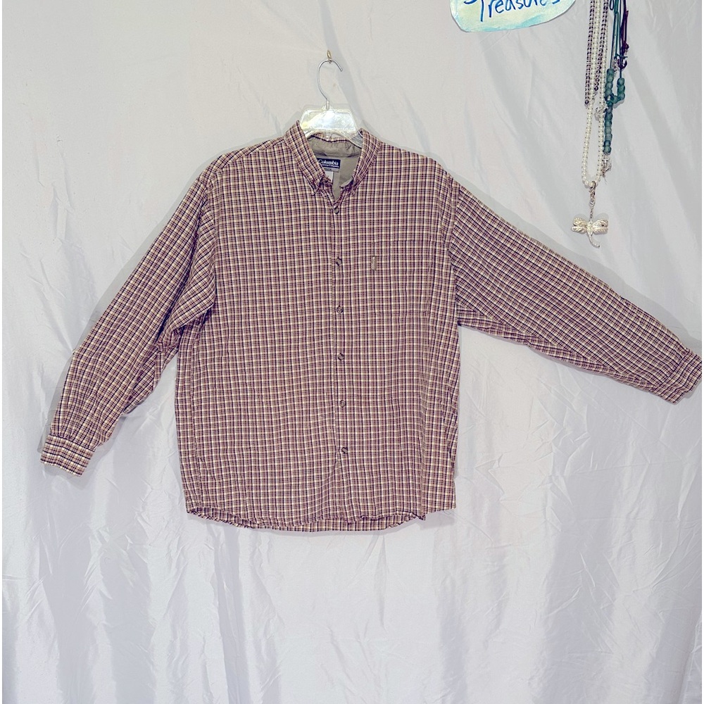 Columbia XL button up brown men’s sportswear